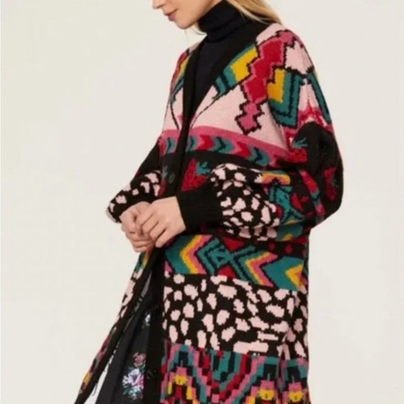 FARM Rio Multicolor Patterned Cardigan - Picture 9 of 10